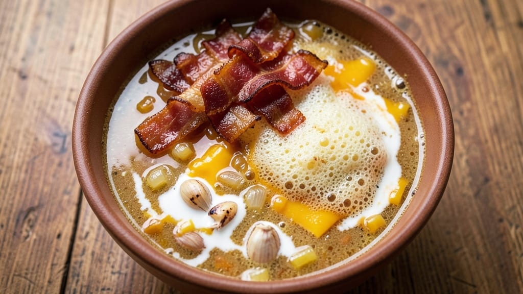 Bacon Beer Cheese Soup Recipe: Smoky Crunch and Creamy Swirls in One Pot
