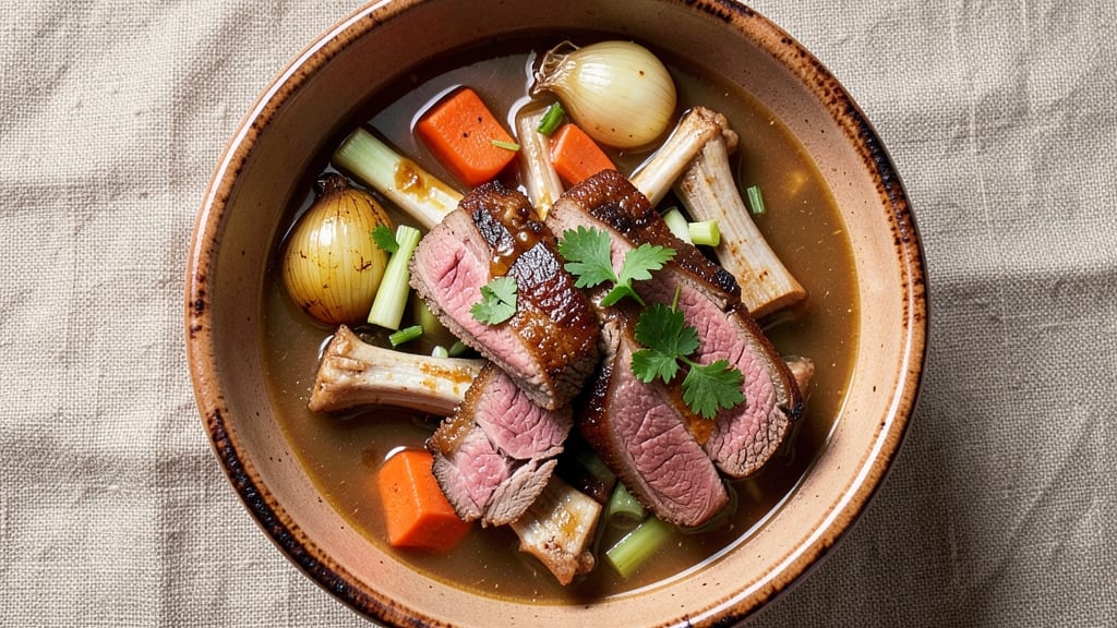 Beef Soup With Bone and Meat Recipe: Deep Umami Richness From Slow-Simmered Bones