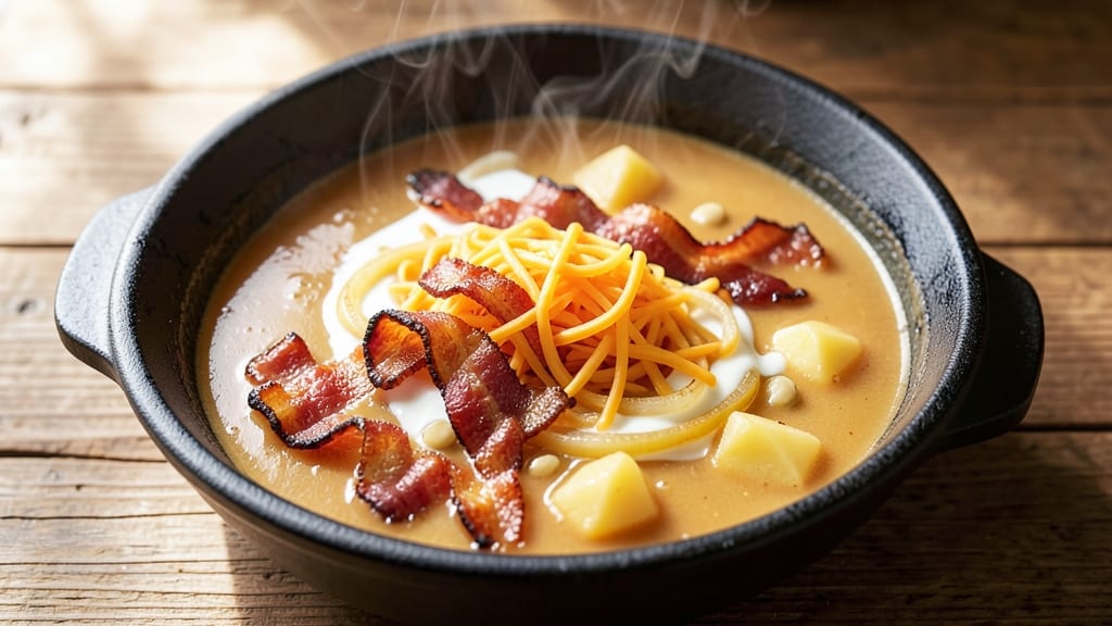 Betty Crocker Bacon Cheddar Potato Soup Recipe: Smoky Crunch Meets Creamy Cheese Clouds