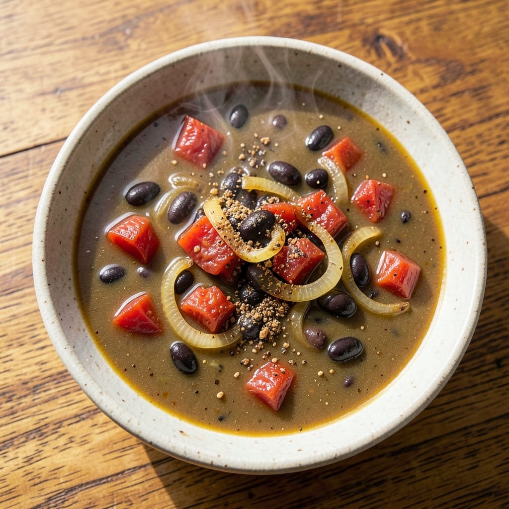 5 Ingredient Black Bean Soup Recipe: Smoky Cumin and Garlic Depth in One Pot