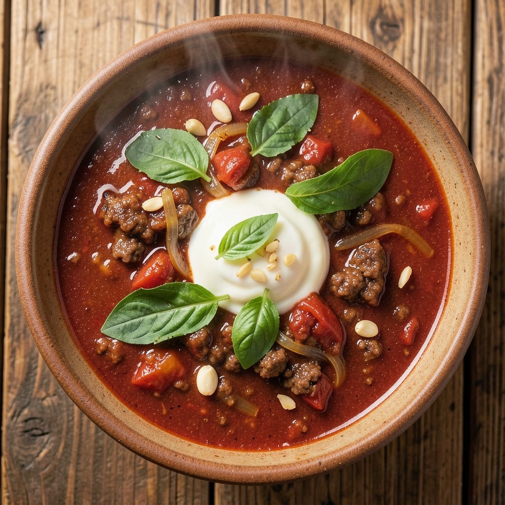 Al Capone Soup Recipe: Mysterious Meatballs in Tomato-Basil Depth