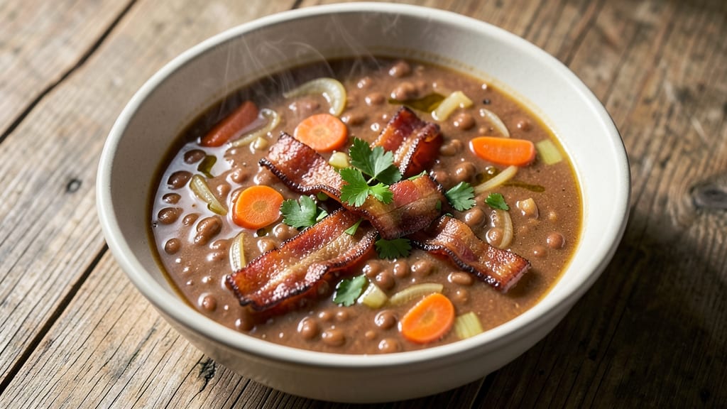 Bacon Red Lentil Soup Recipe: Smoky Crunch and Hearty Protein in One Pot