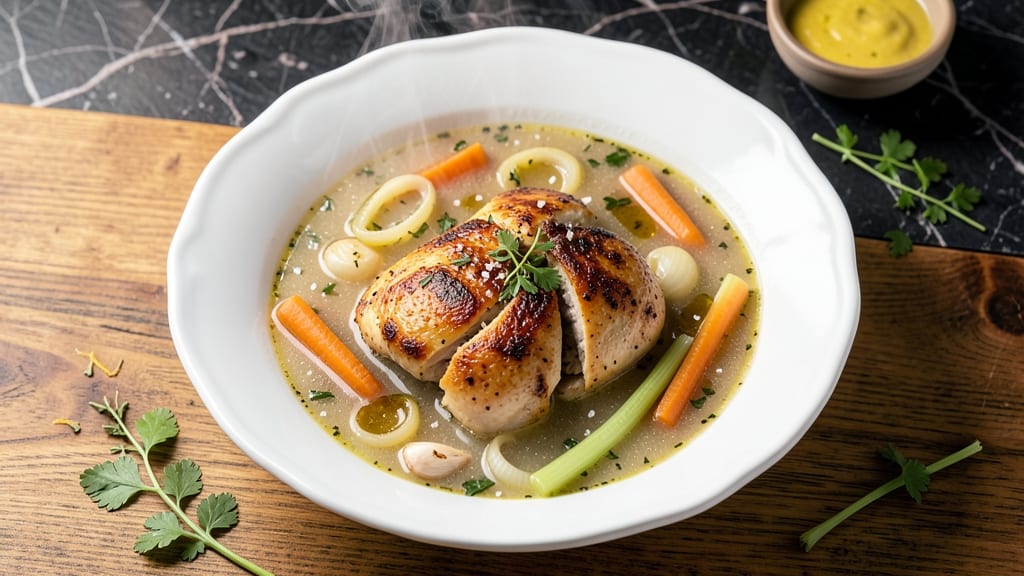 Boneless Chicken Soup Recipe: Silky Broth and Shredded Tender Chicken