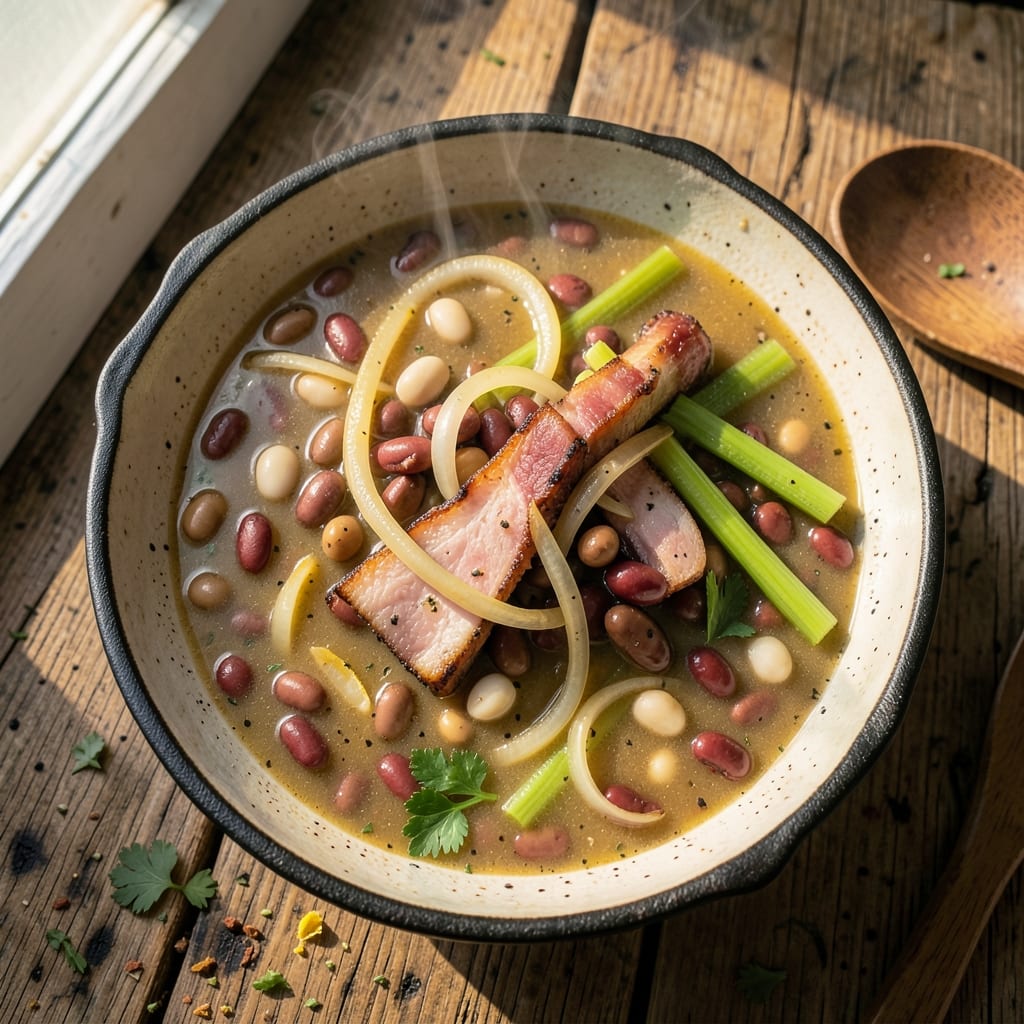 3 Bean and Ham Soup Recipe: Smoky Ham-Infused Depth in One Pot