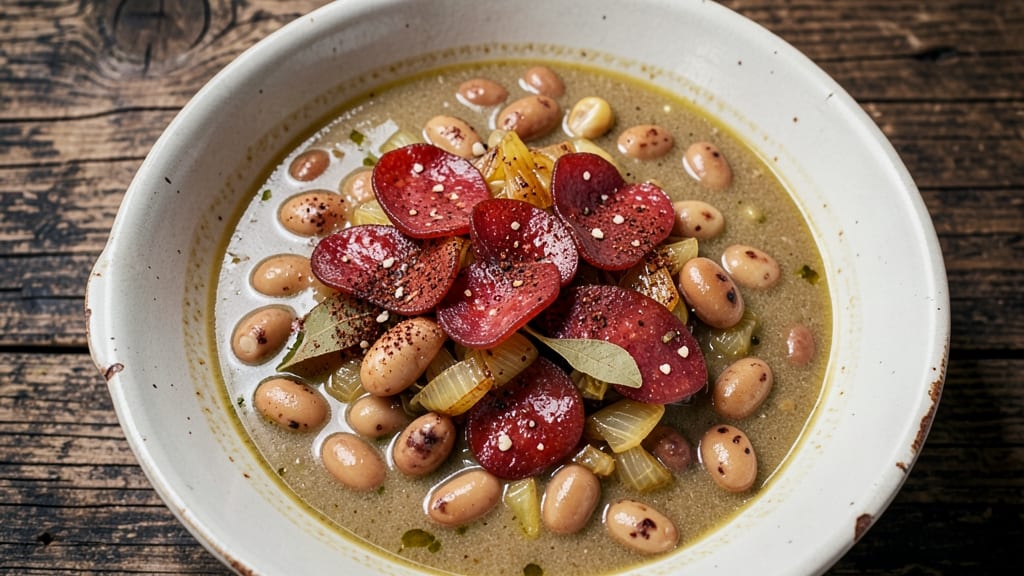 Authentic Portuguese Bean Soup Recipe: Smoky Chorizo and Garlic Infusion