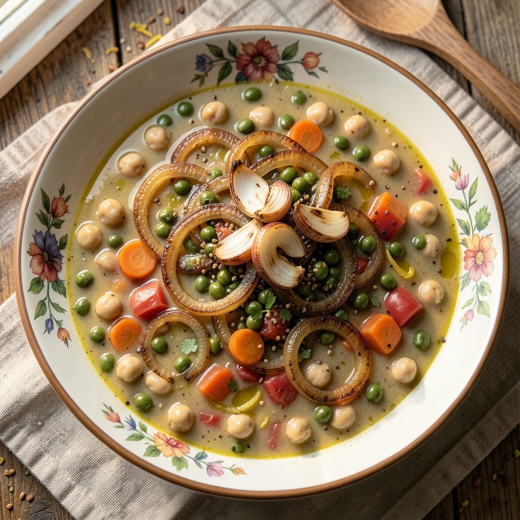 Algerian Shorba Soup Recipe: Harissa-Spiced Chickpea and Lamb Simmered to Richness