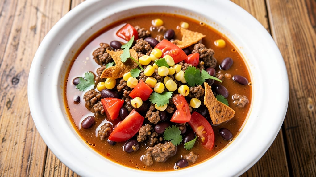Betty Crocker Taco Soup Recipe: Cheesy Tortilla-Stripped Crunch in 30 Minutes