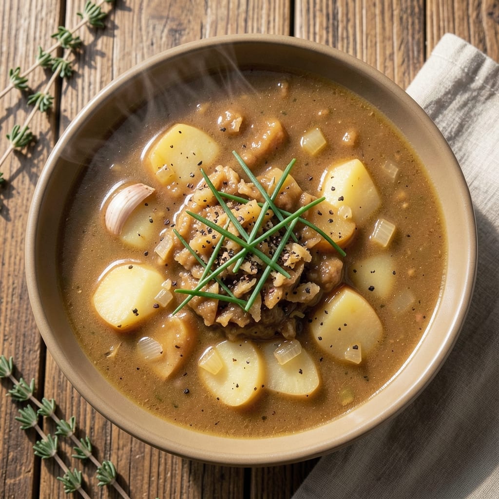 Alton Brown's Potato Soup Recipe: Velvety Texture Without Blending