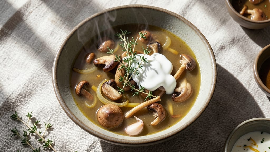Beech Mushroom Soup Recipe: Earthy Umami Depth With Velvety Texture