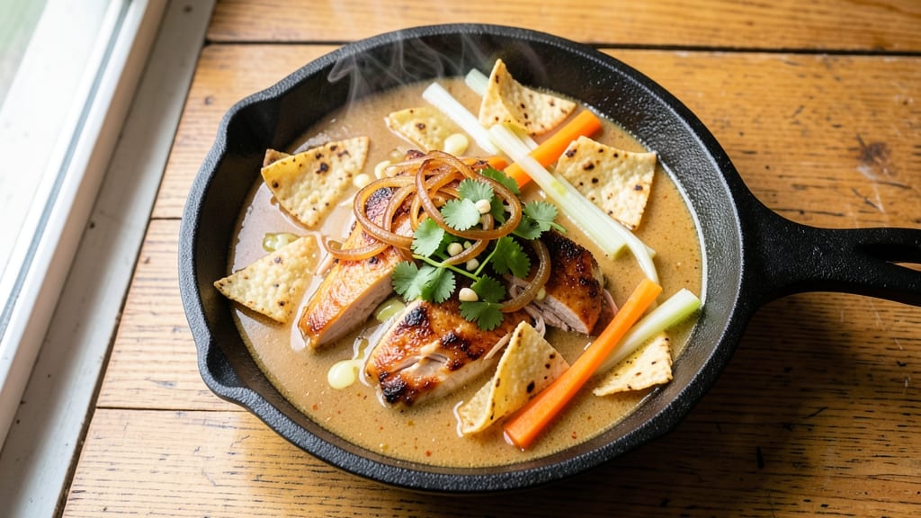 Azteca Restaurant Tortilla Soup Recipe: Smoky Chipotle and Cumin Crunch in Every Bowl