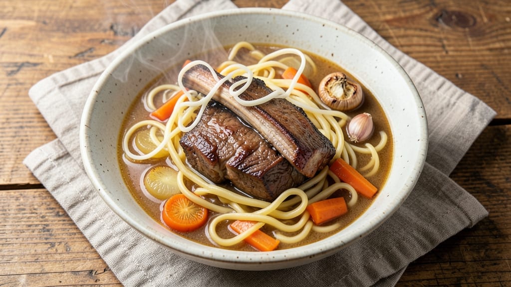 Beef Shank Noodle Soup Recipe: Deep Umami Broth With Silky Egg Ribbons
