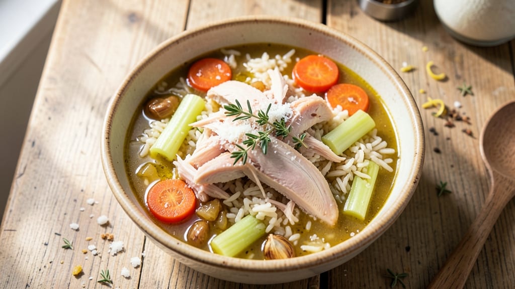 Ina Garten's Chicken and Rice Soup Recipe: Homestyle Crunch and Comfort
