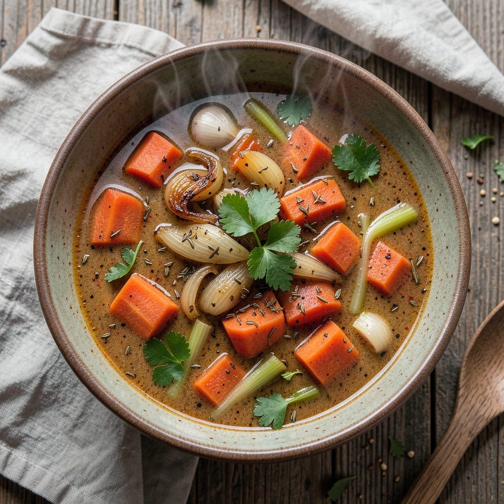 African American Vegetable Soup Recipe: Smoky Collard-Greens and Okra Harmony