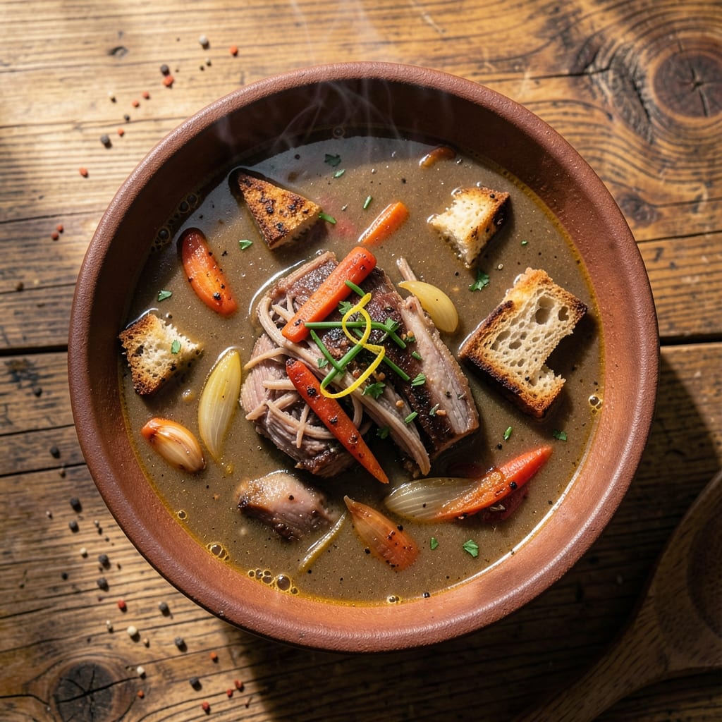 Aatu Kaal Soup Recipe: Slow-Simmered Coconut and Cassava Harmony
