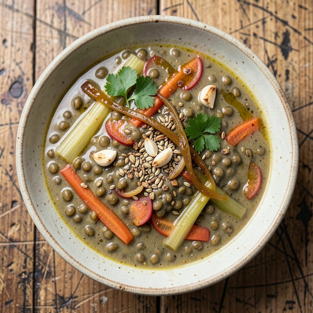 3 Lentil Soup Recipe: Earthy Depth With Toasted Spice Crunch