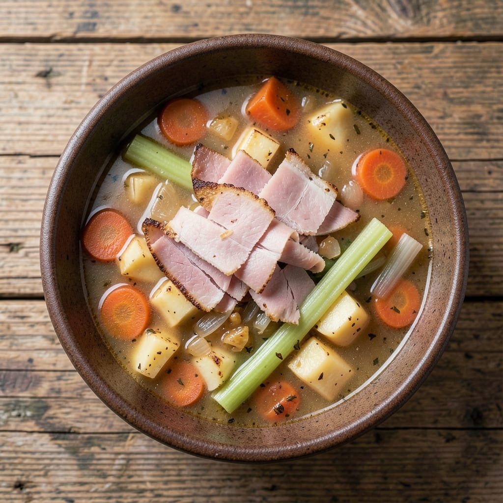 2 X 4 Soup Recipe: Pantry-Packed Heartiness with Ham and Potato Richness