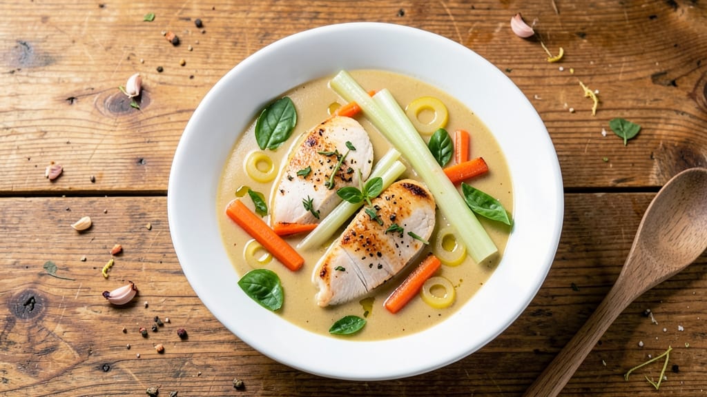 Chicken Basil Soup Recipe: Herb-Infused Comfort With Tender Shreds