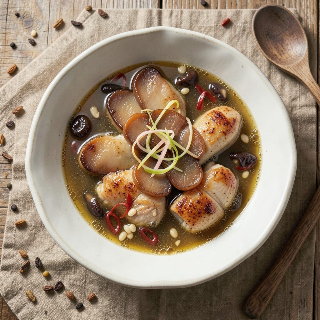 Abalone Ginseng Chicken Soup Recipe: Korean-Inspired Umami Bomb