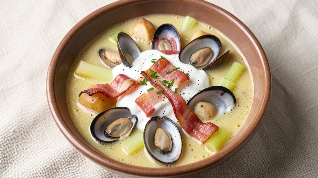 Boston Clam Chowder Soup Recipe: Slow-Simmered Creaminess With Smoky Bacon Crunch
