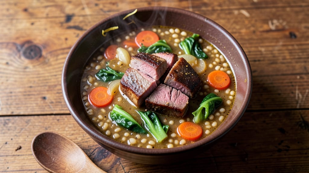 Beef Barley and Cabbage Soup Recipe: Hearty Winter Nourishment With Chewy Barley