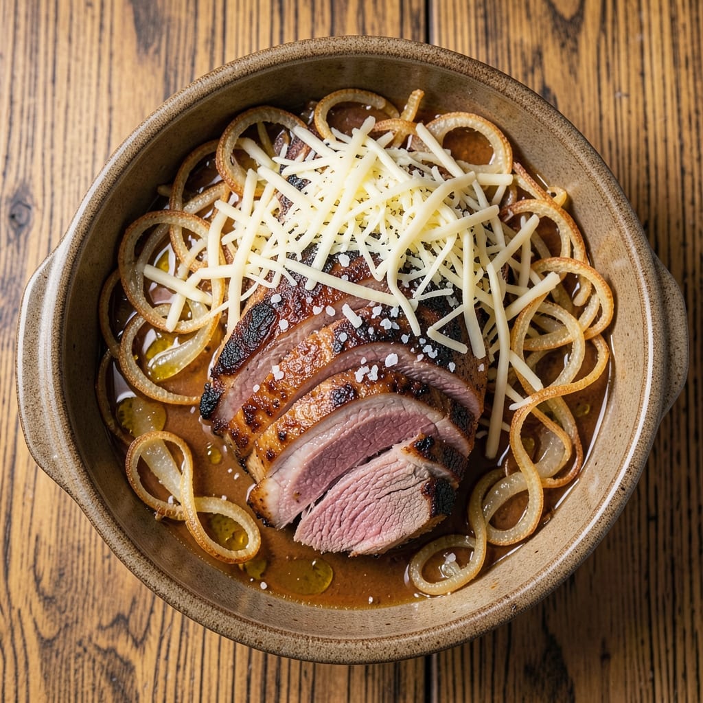4-Ingredient Onion Soup Pot Roast Recipe: Melty Cheese Crust and Tender Meat in One Pot