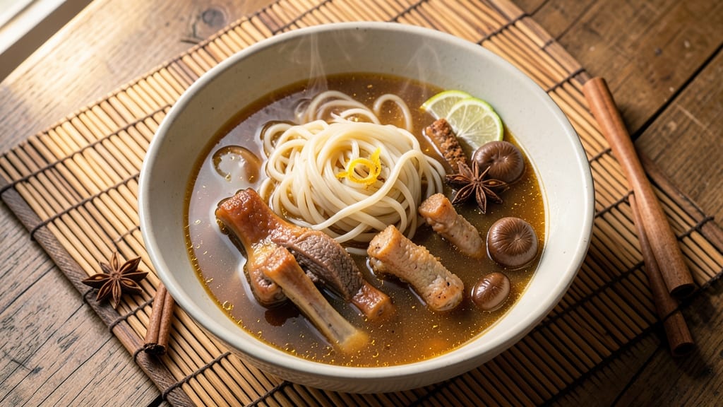 Authentic Chinese Beef Noodle Soup Recipe: Star-Anise Infused Broth with Chewy Hand-Pulled Noodles