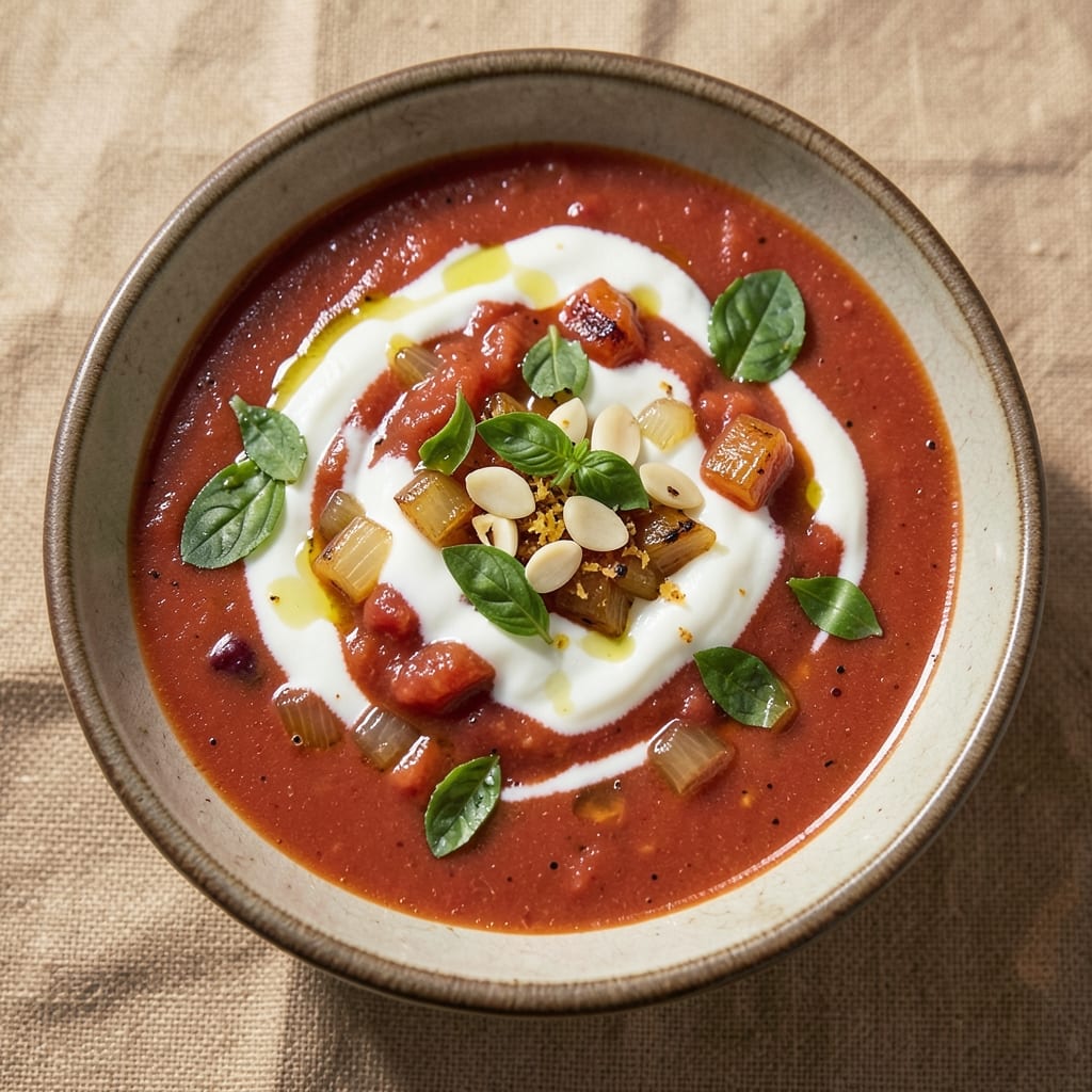1-Serving Tomato Soup Recipe: Single-Serving Velvety Richness in 15 Minutes