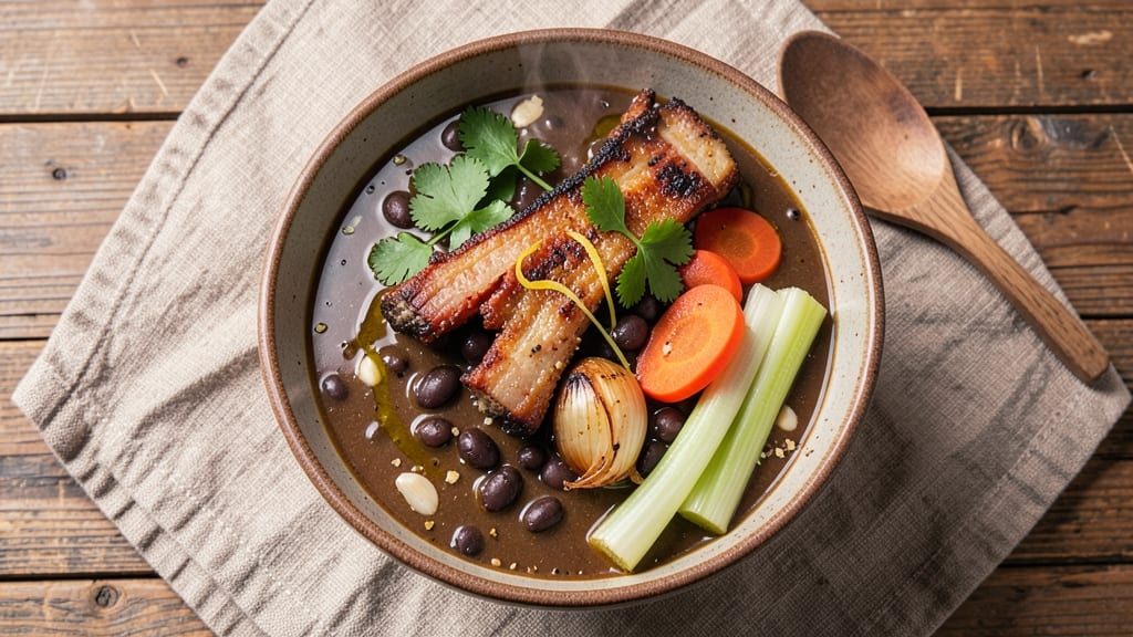 Black Bean Soup With Ham Hock Recipe: Deep-Rich Flavor From Slow-Simmered Bones