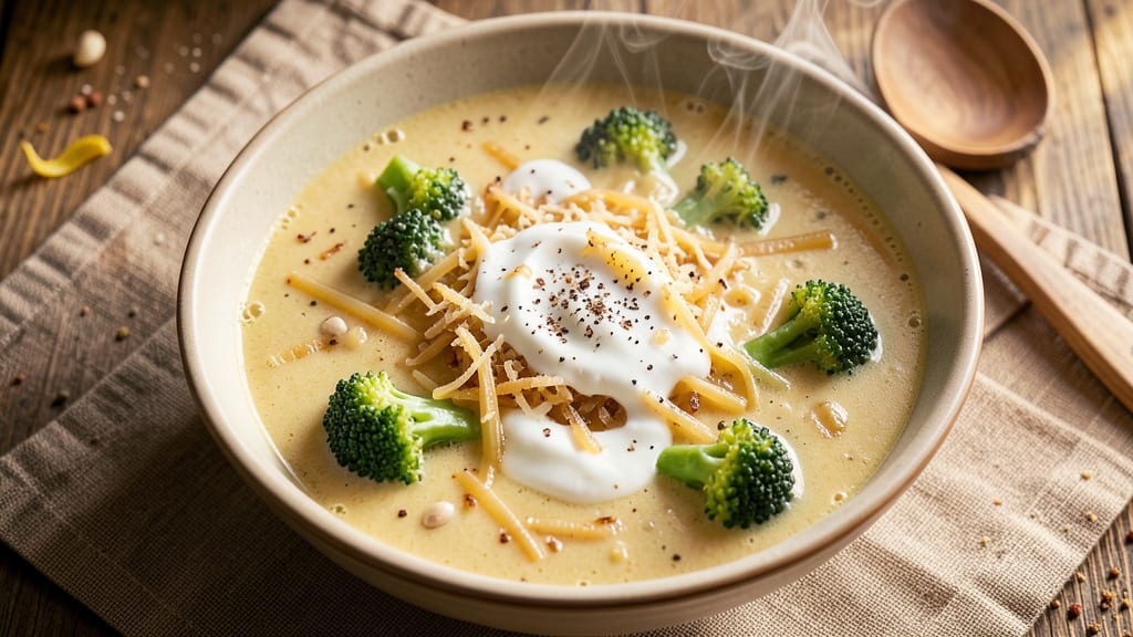 Applebee's Broccoli Cheddar Soup Recipe: Crispy Celery Crowns Over Melty Cheese Clouds