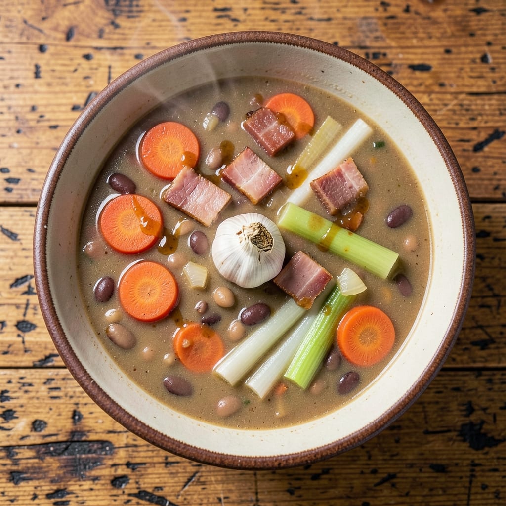 Alton Brown's Ham and Bean Soup Recipe: Sweet-and-Smoky Layered Flavor