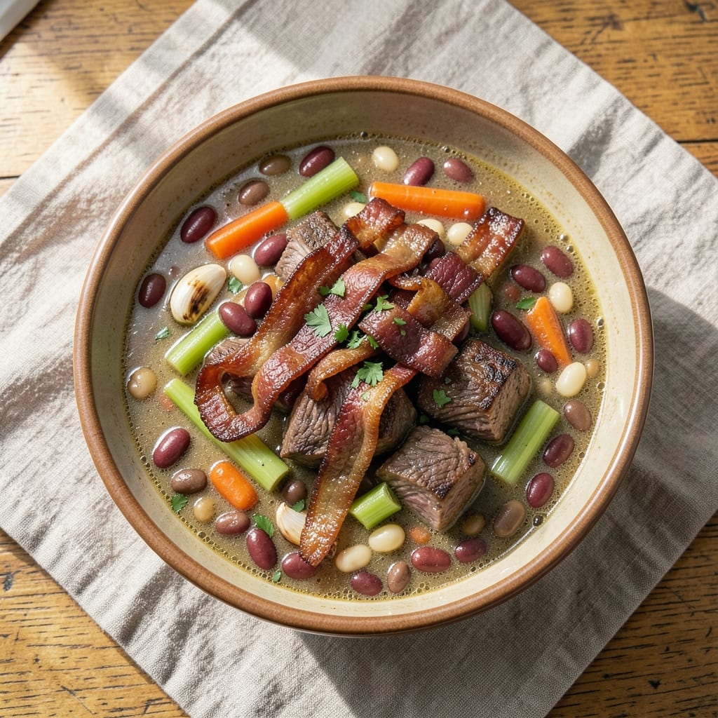 15 Bean Soup Recipe with Meat: Slow-Simmered Savory Depth in One Pot