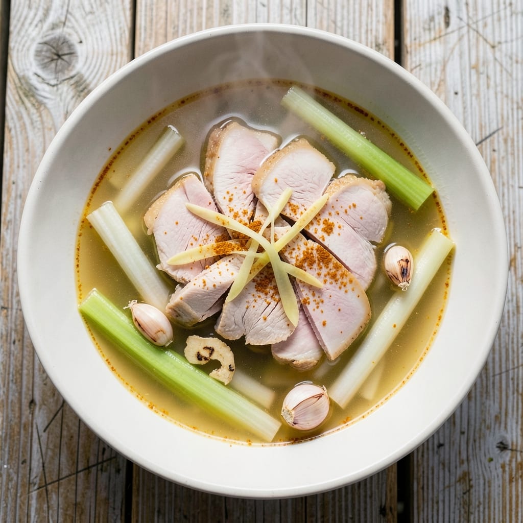 Alkaline Chicken Soup Recipe: Gut-Healing Turmeric-Ginger Elixir