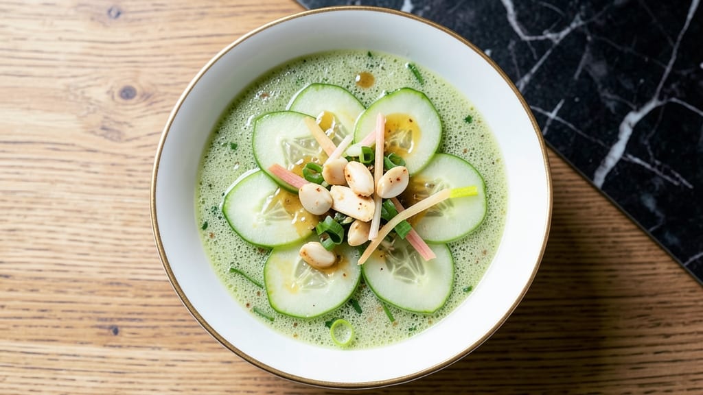Asian Cucumber Soup Recipe: Cooling Ginger-Lime Zing in 20 Minutes