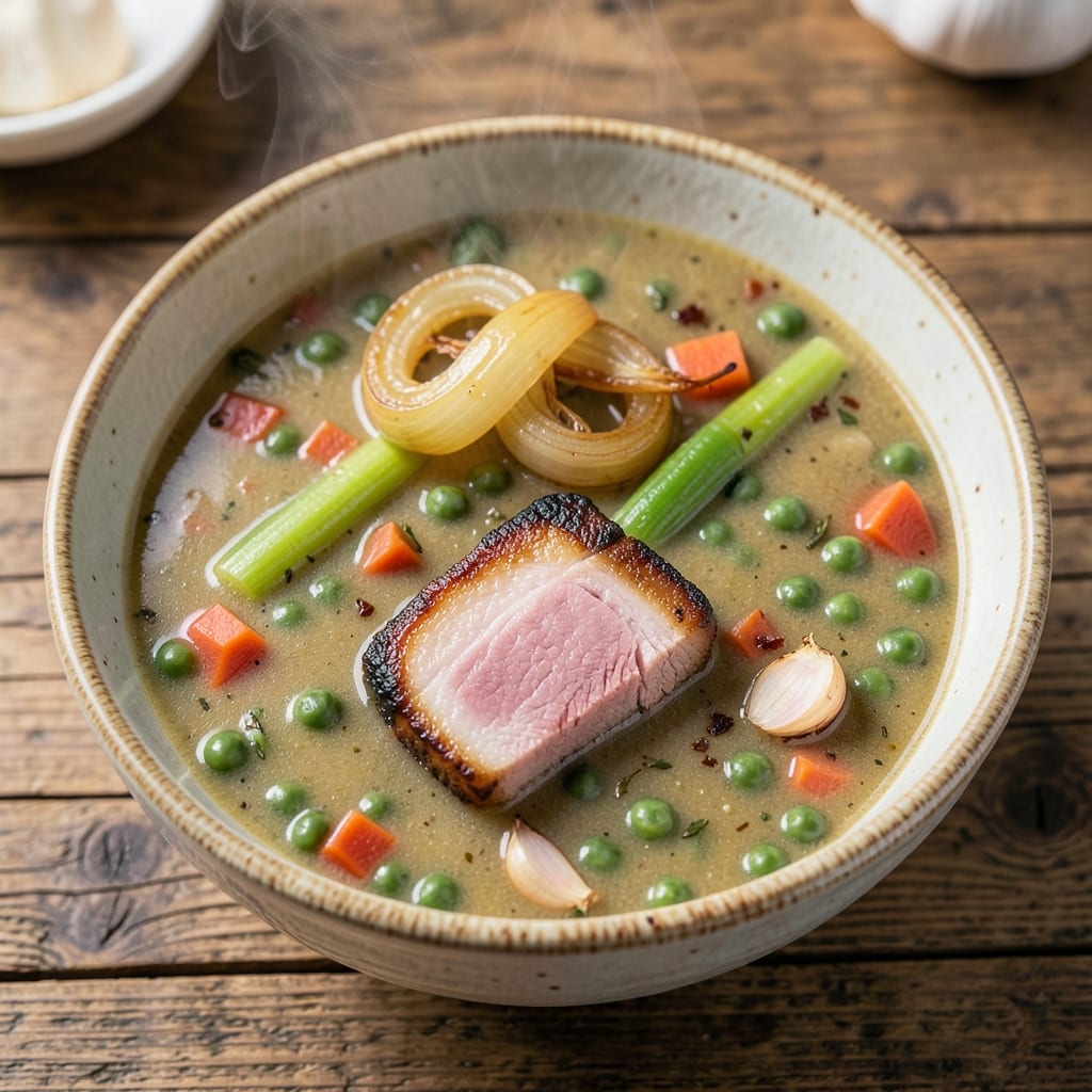 5-Star Split Pea and Ham Soup Recipe: Smoky Ham-Infused Depth in One Pot