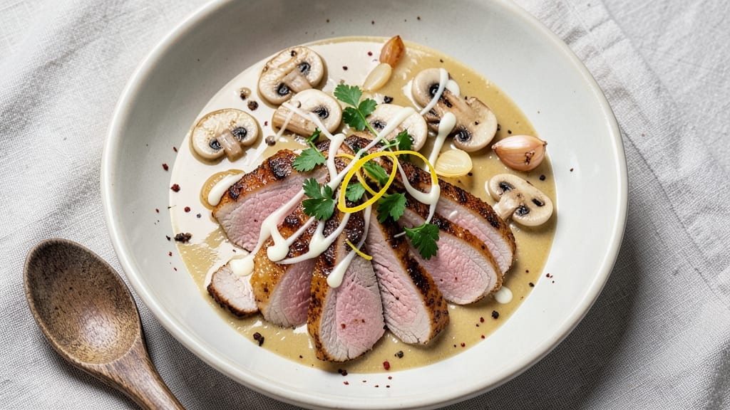 Pork Loin and Cream of Mushroom Soup Recipe: Savory Meat and Earthy Mushroom Fusion