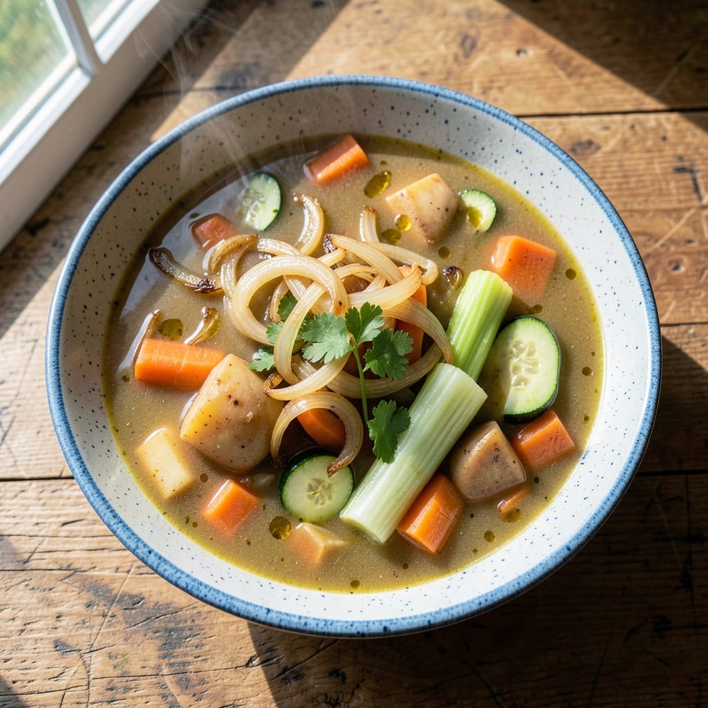 5-Gallon Vegetable Soup Recipe: Slow-Simmered Pantry Staples With 10-Veggie Harmony