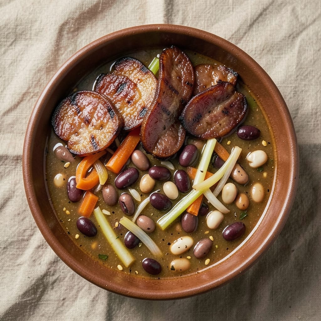 15 Bean Soup Recipe with Smoked Sausage: Pantry-to-Pot Protein-Packed Heartiness
