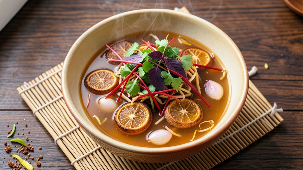 Asian Ginger Soup Recipe: Zesty Broth With Fresh Herb Brightness