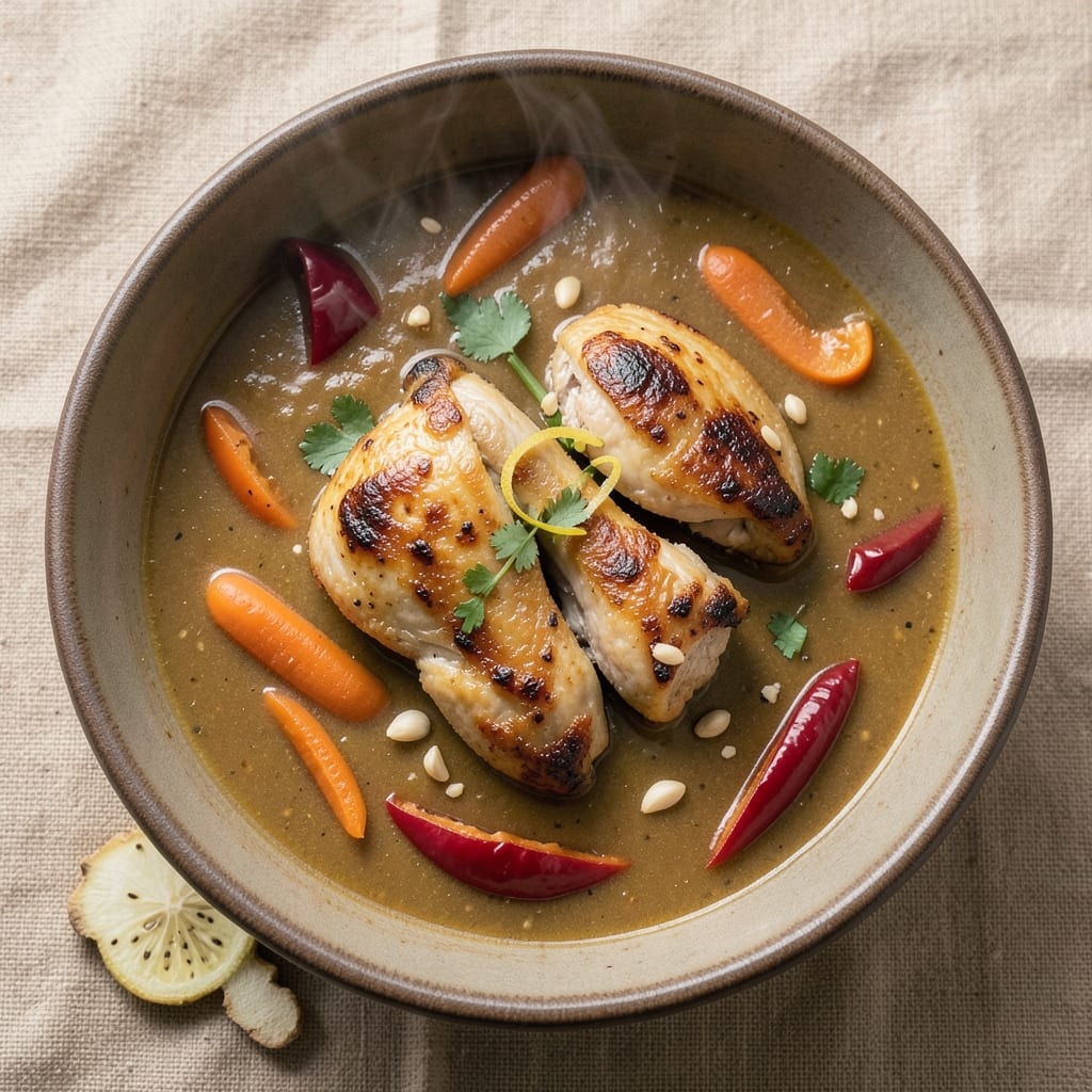 African Chicken Peanut Soup Recipe: Nutty-Spiced One-Pot Comfort
