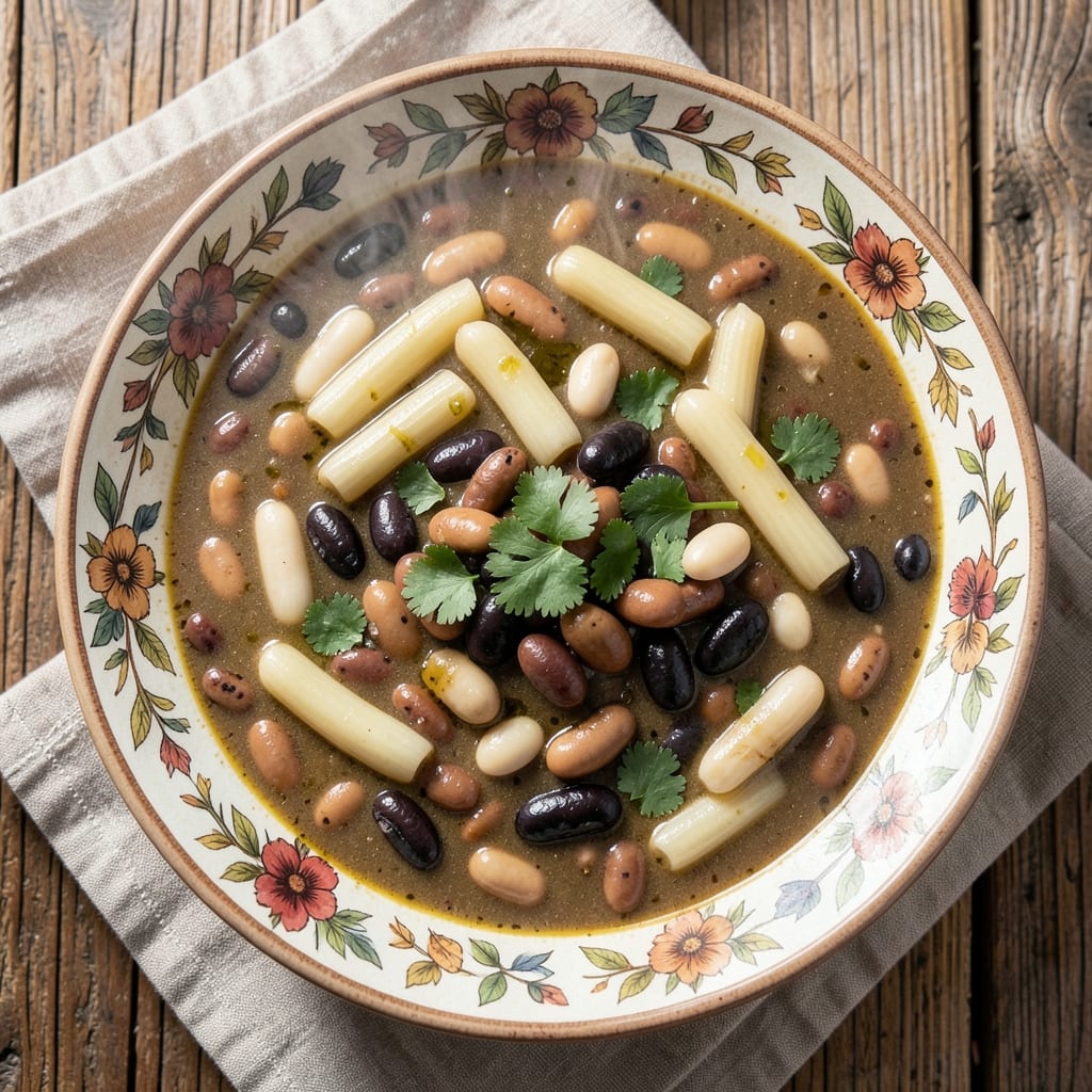 9 Bean Soup Recipe Vegetarian: Nutty Barley and White Bean Harmony