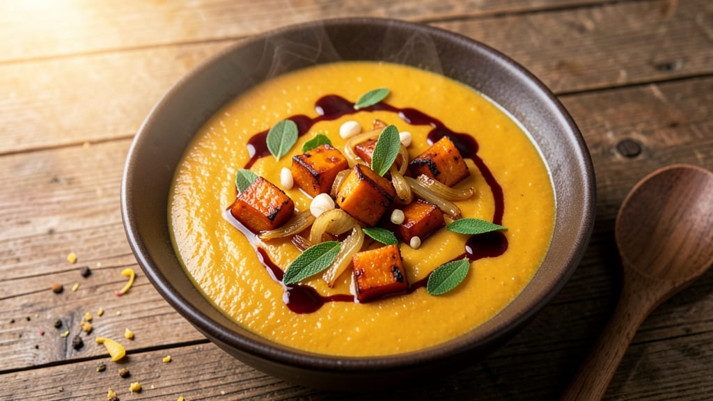Asylum Butternut Squash Soup Recipe: Roasted Squash Depth With Toasted Sage Crunch