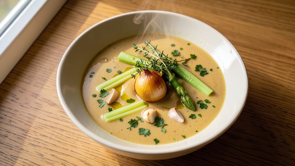 Asparagus and Celery Soup Recipe: Herb-Infused Freshness in 30 Minutes