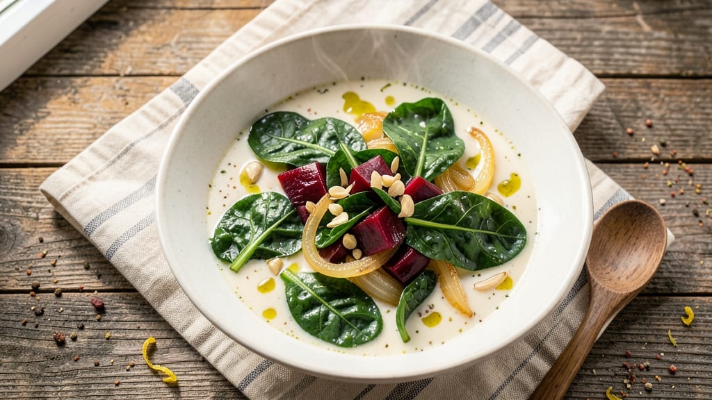 Beets Leaves Soup Recipe: Earthy Greens and Sweet Beet Harmony