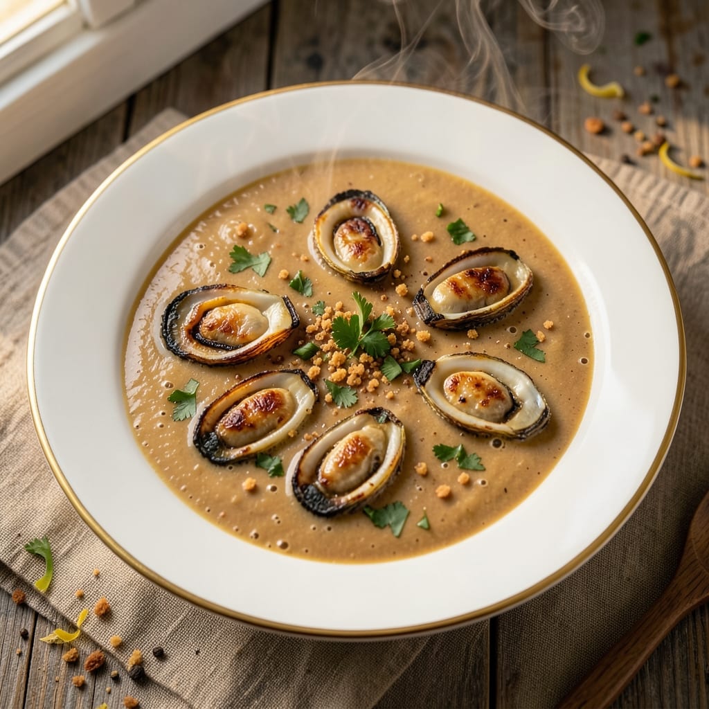 Acme Oyster Rockefeller Soup Recipe: Crispy Breaded Morsels in Creamy Tomato Broth