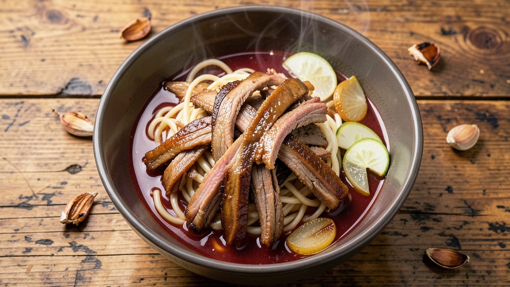 BBQ Pork Noodle Soup Recipe: Smoky-Sweet Broth with Silky Noodles