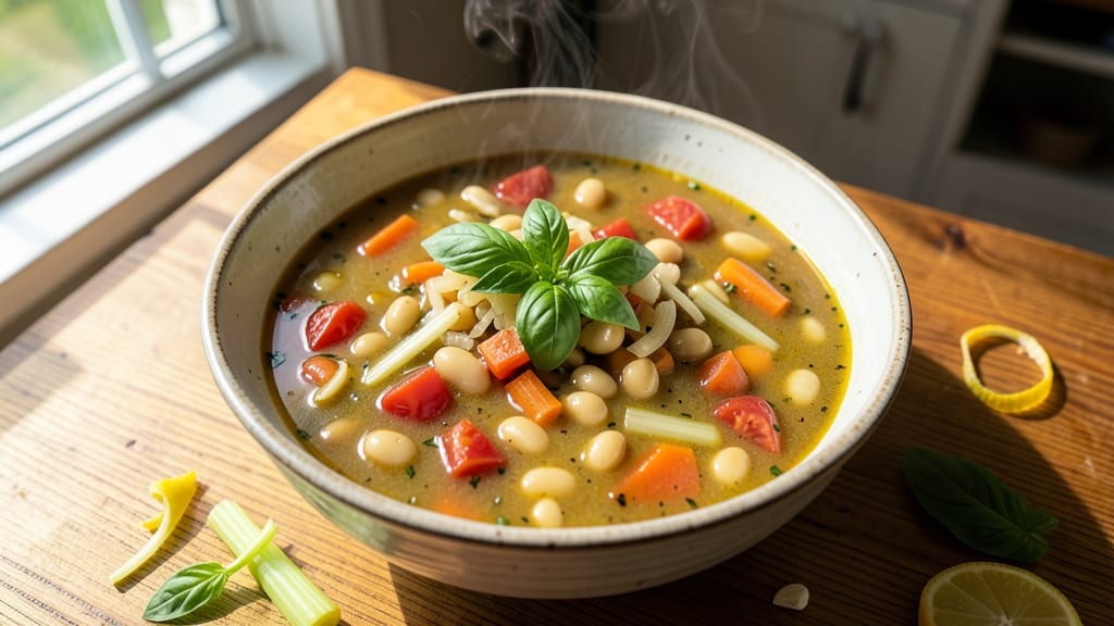 Amy's Minestrone Soup Recipe: Hearty Bean and Veggie Abundance
