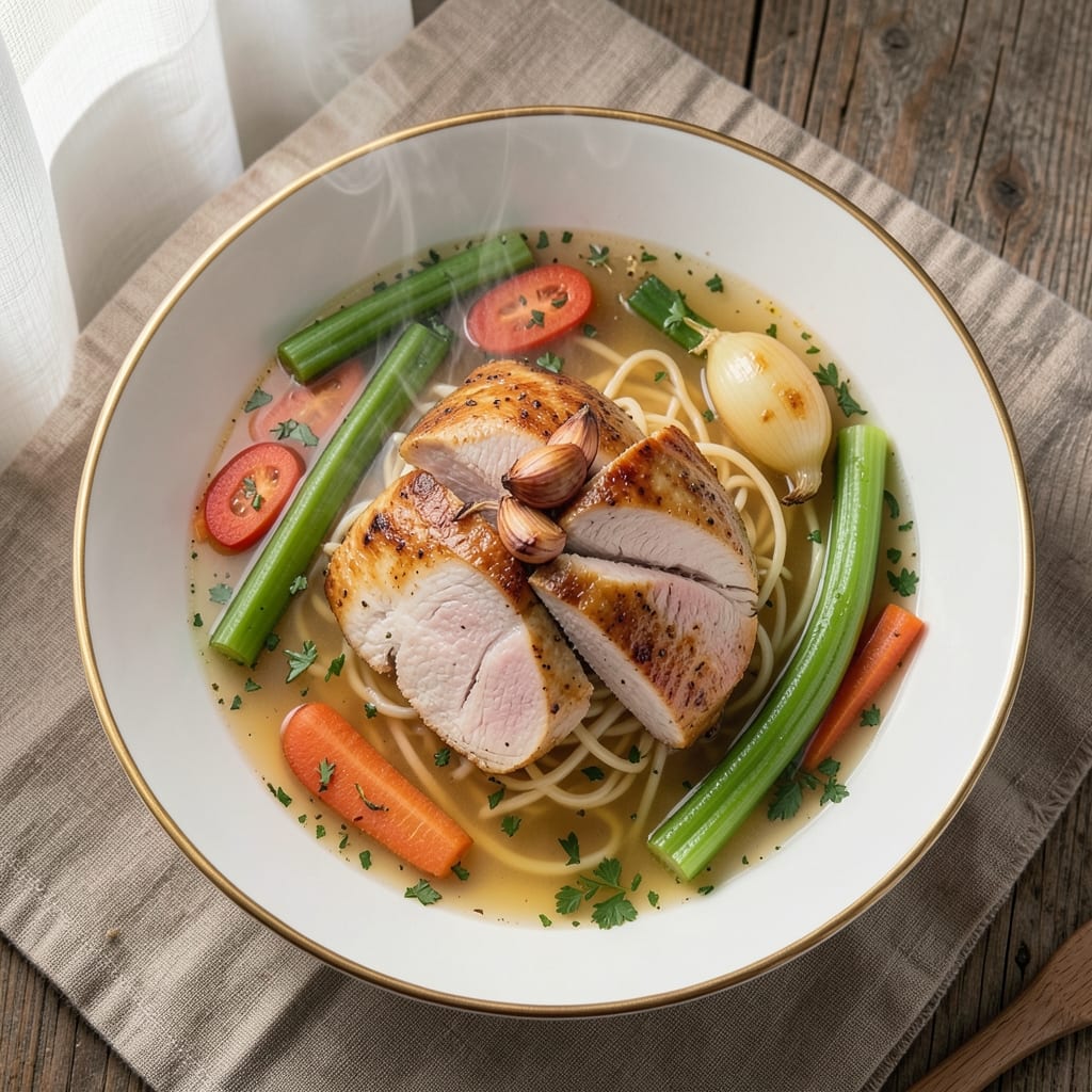 5 Star Chicken Soup Recipe: Herb-Infused Clarity for Sick Days and Souls