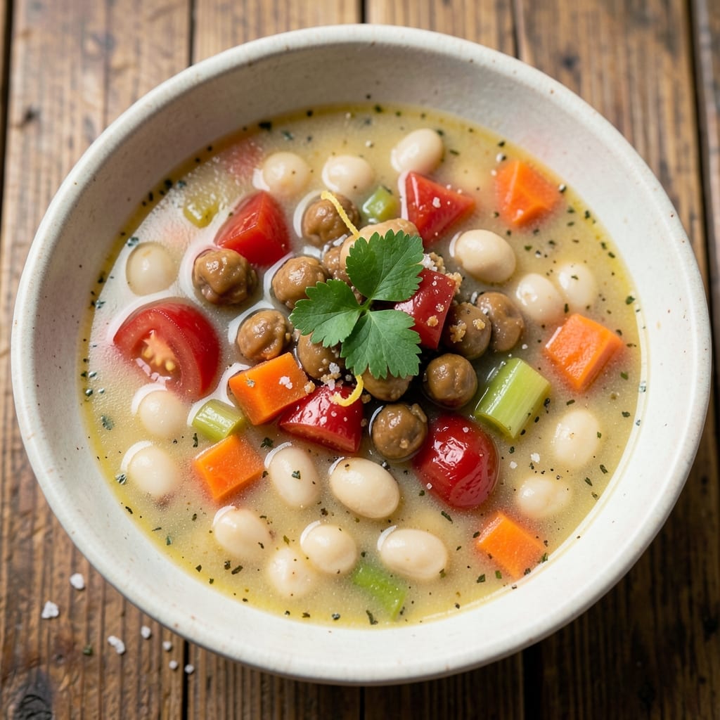 3-Can Soup Recipe: Layered Canned Ingredients With Deep Umami Harmony