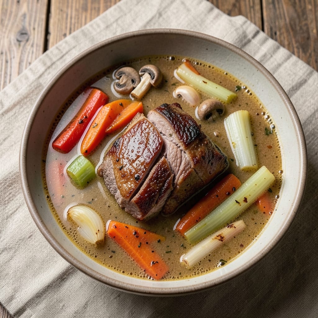 5 Star Vegetable Beef Soup Recipe: Deep Umami Simmer With Tender Beef and Vibrant Veggies