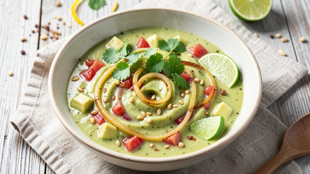 Avocado Tomato Soup Recipe: Bright Green Creaminess With No Blender